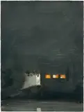 Alex Katz, Open Door, 1991, oil on board