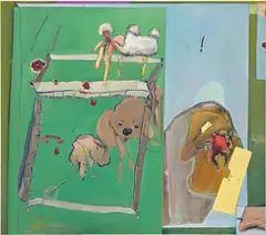 Stefanie Heinze, No!, 2020, oil and acrylic on canvas