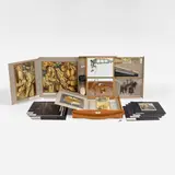 Marcel Duchamp, De ou par Marcel Duchamp ou Rrose Sélavy (Boîte-en-valise) [Series B], 1935–1941, leather case, 68 miniature replicas, photographs and colour reproductions of works by the artist