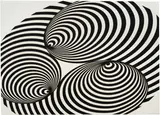 Franco Grignani, Proiezione Accumulata (Accumulated Projection), 1965, oil on canvas