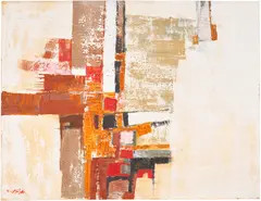 Untitled by Khadeir Al Shakarji, 1970, oil on canvas, sold Jun 2026