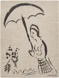 Marc Chagall, La Femme à l'ombrelle
