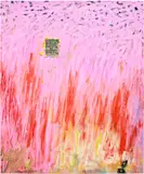 Daisy Parris, The Creature At My Feet, 2023, oil and canvas collage on canvas