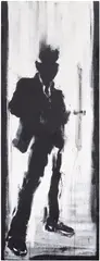 Richard Hambleton, Standing Shadowman, 2009, acrylic on canvas