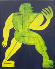 Moonwalk by Anastasia Bay, 2020, acrylic and oil on canvas, sold Jun 2026