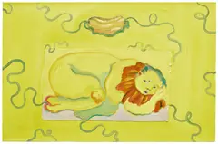 Georg Wilson, Goblin Burrowed, 2021, oil and canvas collage on canvas