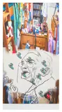 Jordan Wolfson, Untitled, 2012, inkjet on unstretched canvas
