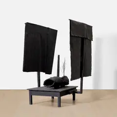 Mark Manders, Untitled (Fragment Landscape), 1999, paint on wood, canvas, plaster, gypsum and mixed media