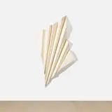 Katja Strunz, Extensions III, 2003, paint on wood, in 3 parts