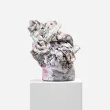Rebecca Warren, Cologne, 2005, hand-painted clay on painted MDF plinth