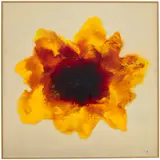 José María Sicilia, En Flor, 1997, oil and beeswax on panel, in artist's frame