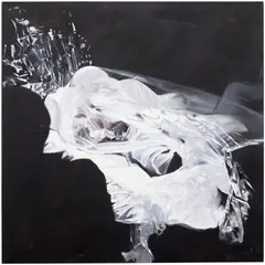 Neil Stokoe, Lying Figure, 2012, oil on canvas