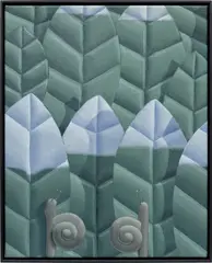 Untitled by Laurens Legiers, 2020, oil on canvas, in artists frame, sold Jun 2026