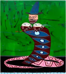 Jordy Kerwick, Untitled, 2020, acrylic on canvas