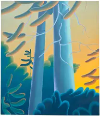 Madeleine Bialke, Titans, 2022, oil on canvas