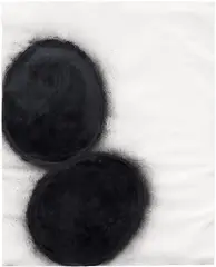 Donald Sultan, Black Eggs April 20 1988, 1988, charcoal on paper