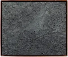 Brice Guilbert, Fournez, 2017, oilstick on paper laid down on board, in artist's frame