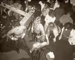 Andy Warhol, Male Strippers, 1985, gelatin silver print