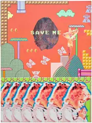 Celeste Rapone, Save Me, 2009, acrylic on canvas