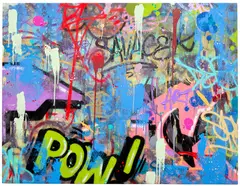 Cope 2, Savage Art, 2013, spray paint and acrylic on canvas