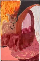 Rhiannon Inman-Simpson, An eruption beneath heavy lids, 2021, oil on canvas