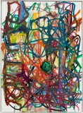 Aaron Garber-Maikovska, Little Pearl, 2020, ink and oil on fluted polyboard, in artist's frame