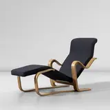 Marcel Breuer, Chaise Longue, 1936, fabric and wood