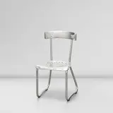 Gio Ponti, Chair, designed for the Montecatini S.A. offices, Milan, circa 1938, aluminium