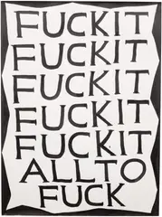Untitled by David Shrigley, 2021, ink on paper, sold Jun 2026