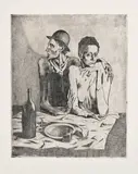 Pablo Picasso, Le repas frugal (The Frugal Meal), from La Suite des Saltimbanques (Bl. 1, Ba. 2)