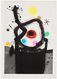 Joan Miró, Le rebelle (The Rebel) (D. 439), 1967, Etching and aquatint in colours with carborundum, on Mandeure rag paper, with full margins