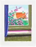 David Hockney, No. 778, 17th April 2011, from My Window: Art Edition D, 2011/2019, iPad drawing in colours, printed on archival paper, with full margins, the sheet loose (as issued), with the illustrated 248-page chronology book numbered '0761', original clamshell box, print portfolio and cardboard box with label stamp-numbered '0761'