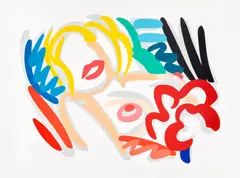 Tom Wesselmann, Big Blonde (W.P.I. P8906), 1989, Screenprint in colours, on wove paper, with full margins