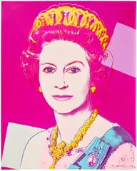 Andy Warhol, Queen Elizabeth II of the United Kingdom, from Reigning Queens (F. & S. 336), 1985, Screenprint in colours, on Lenox Museum Board, the full sheet