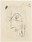 Pablo Picasso, Profil d'homme regardant a gauche (Profile of Man Looking to the Left) (M. 396), 1963, Lithograph, on Arches paper, the full sheet