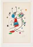Maravillas con variaciones acrósticas en el jardín de Miró (Wonders with Aristocratic Variations in Miró's Garden) (M. 1060, see C. Bks. 211) by Joan Miró, 1975, Lithograph in colours, on Arches paper, with full margins, sold Jan 2026