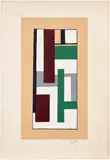 Fernand Léger, Album de 10 sérigraphies (Album of 10 Screenprints): one print (S. E4), 1954-55, Screenprint in colours, on Arches paper, with full margins