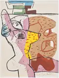 Le Corbusier, Le poème de l'angle droit (The Poem of the Right Angle): print 11, 1955, Lithograph in colours, on Arches paper, the full sheet