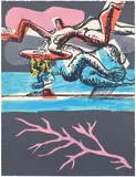 Le Corbusier, Le poème de l'angle droit (The Poem of the Right Angle): print 2, 1955, Lithograph in colours, on Arches paper, the full sheet