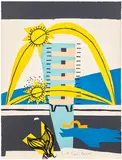 Le Corbusier, Le poème de l'angle droit (The Poem of the Right Angle): print 8, 1955, Lithograph in colours, on Arches paper, the full sheet