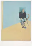 Francis Bacon, Study for Self-Portrait (after, Study for Self-Portrait 1982) (S. 35, T. 16), 1984, Offset lithograph in colours, on wove paper, with full margins