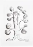 Louise Bourgeois, Untitled, plate 3 from Topiary: The Art of Improving Nature (MoMA 446), 1998, Etching and drypoint with hand-additions in pencil, on Magnani Incisione paper, with full margins