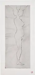 Janus (MoMA 227) by Louise Bourgeois, 2008, Drypoint, on woven cotton fabric, with full margins, sold Jan 2026