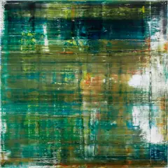 Cage 1 (P19-1) by Gerhard Richter, Giclée print in colours, flush-mounted to aluminium with metal strainer on the reverse (as issued), sold Jan 2026