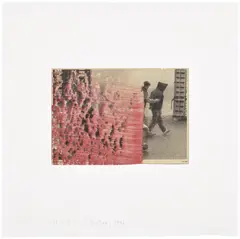 Gerhard Richter, Hood (B. 88), 1996, Offset print in colours, on handmade Japan paper, mounted to white cardboard (as issued), with full margins