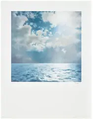 Gerhard Richter, Seestück (Gegenlicht) (Seascape; Backlight), 1969/1991, Offset print in colours, on smooth wove paper, with full margins