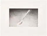 Ed Ruscha, Spooning (E. 72), 1973, Lithograph with hand-colouring in Revlon Blush of Mauve lipstick by Samantha Eggar, on Arches paper, with full margins