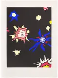 Roy Lichtenstein, Hüm-Bum!, from The New Fall of America (C. 274), 1992, Etching and aquatint in colours, on Arches paper, with full margins