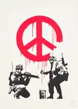 Banksy, CND, 2005, Screenprint in colours, on wove paper, with full margins