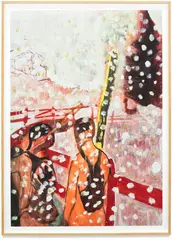 Peter Doig, Road to Zermatt (D1-4), 2022, Giclée print in colours, on cotton smooth rag paper, the full sheet